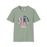 Division2 T-Shirt Dark – US Flag Rogue Skull with US Flag Target
