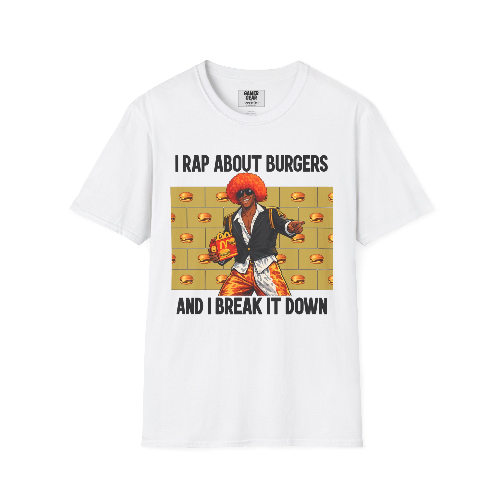 Attack of the Show Mick Hammer T-Shirt – I Rap About Burgers