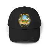 Distressed Style Retired in Paradise Hat — “I’m Retired, It’s 5 O’Clock Everywhere”